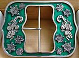 Green Silver Buckle