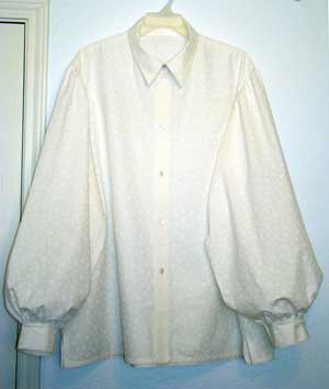 Puffy Shirt Button Front