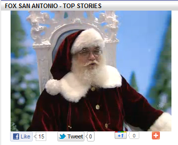 Santa at San Antonio Airport